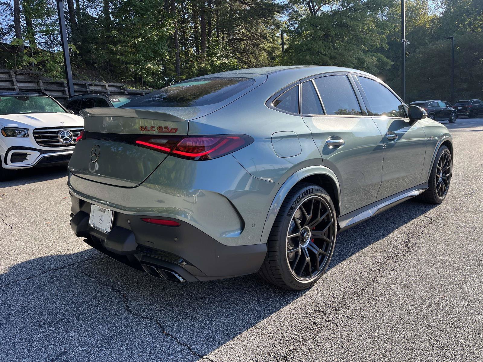 Certified Used 2025 Verde Silver Metallic Mercedes-Benz AMG® GLC 63 S E Performance 4MATIC® Coupe image 8