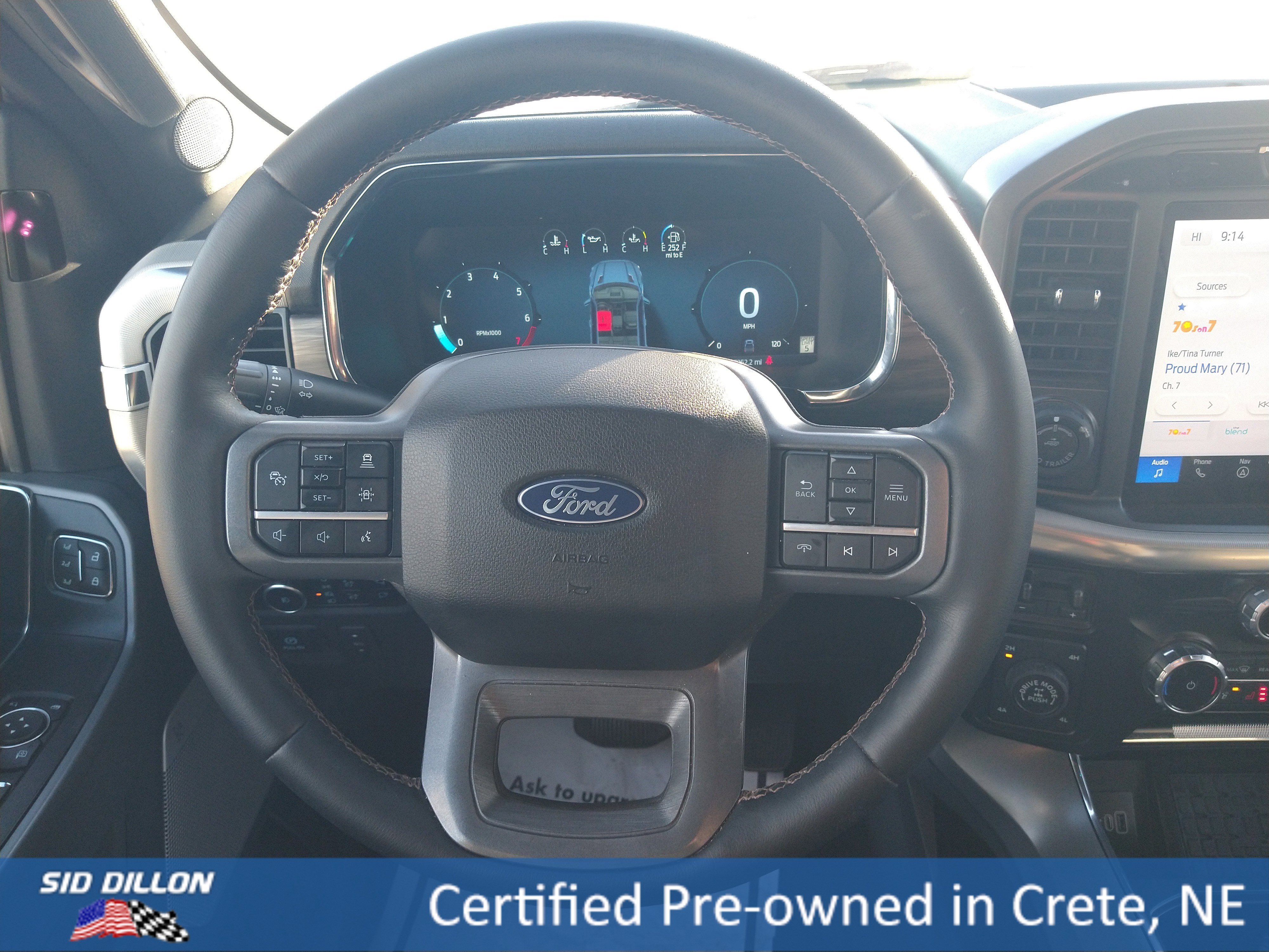 Used 2025 OXFORD WHITE Ford LARIAT image 2
