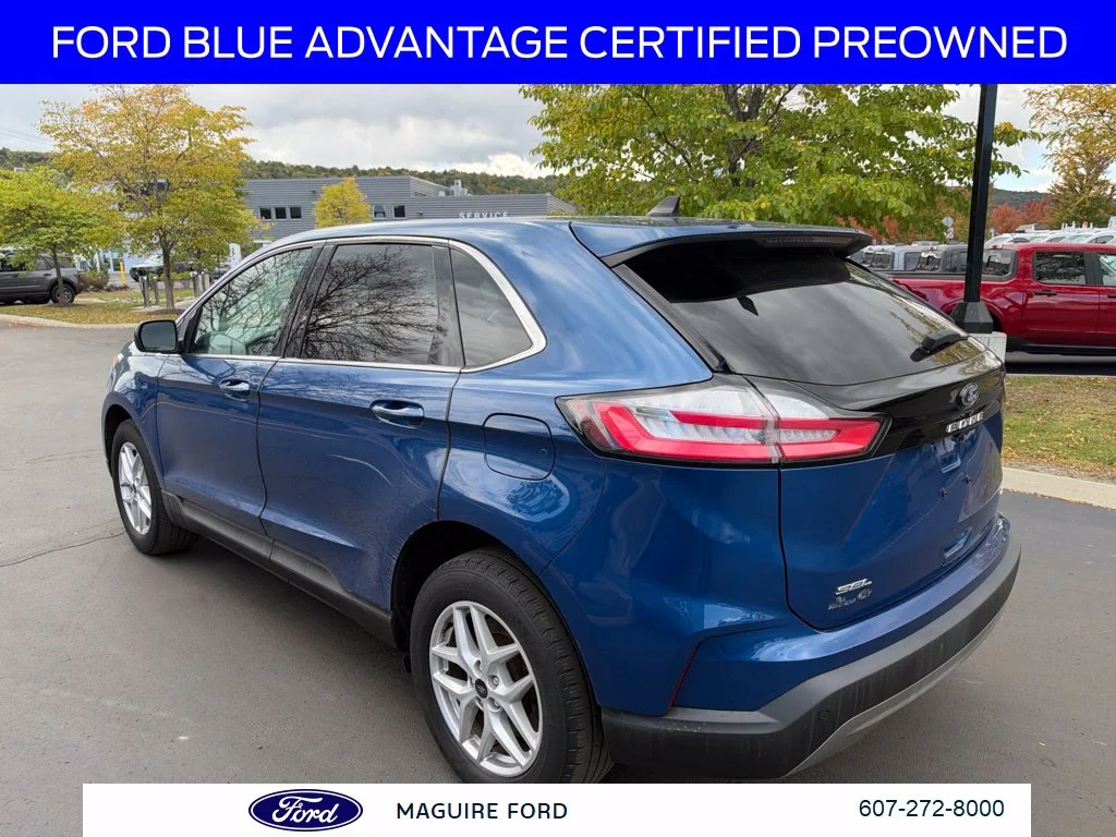 Used 2024 Blue Metallic Ford SEL image 7