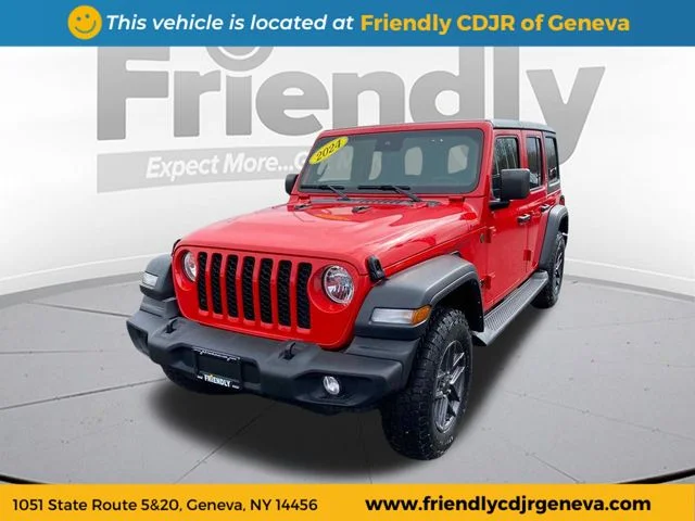 Used 2024 Red Jeep Sport S image 1