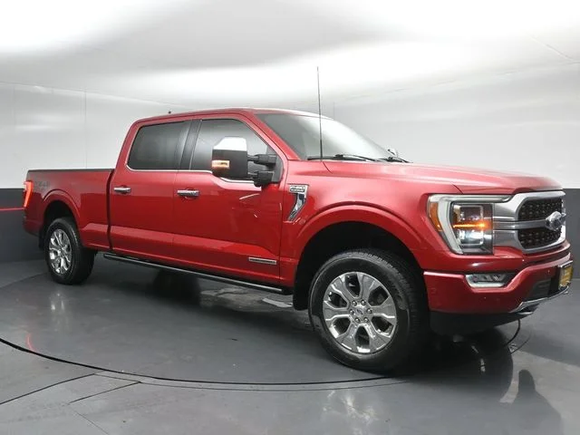 Certified Used 2021 Red Ford Platinum image 1