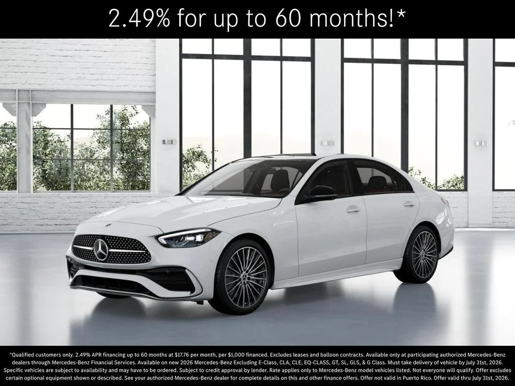 New 2026 Polar White Mercedes-Benz C 300 image 81