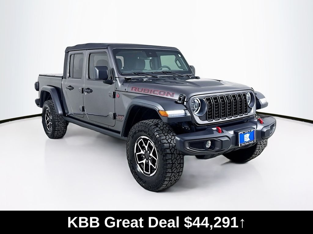 Used 2025 Granite Crystal Metallic Clearcoat Jeep Rubicon image 1