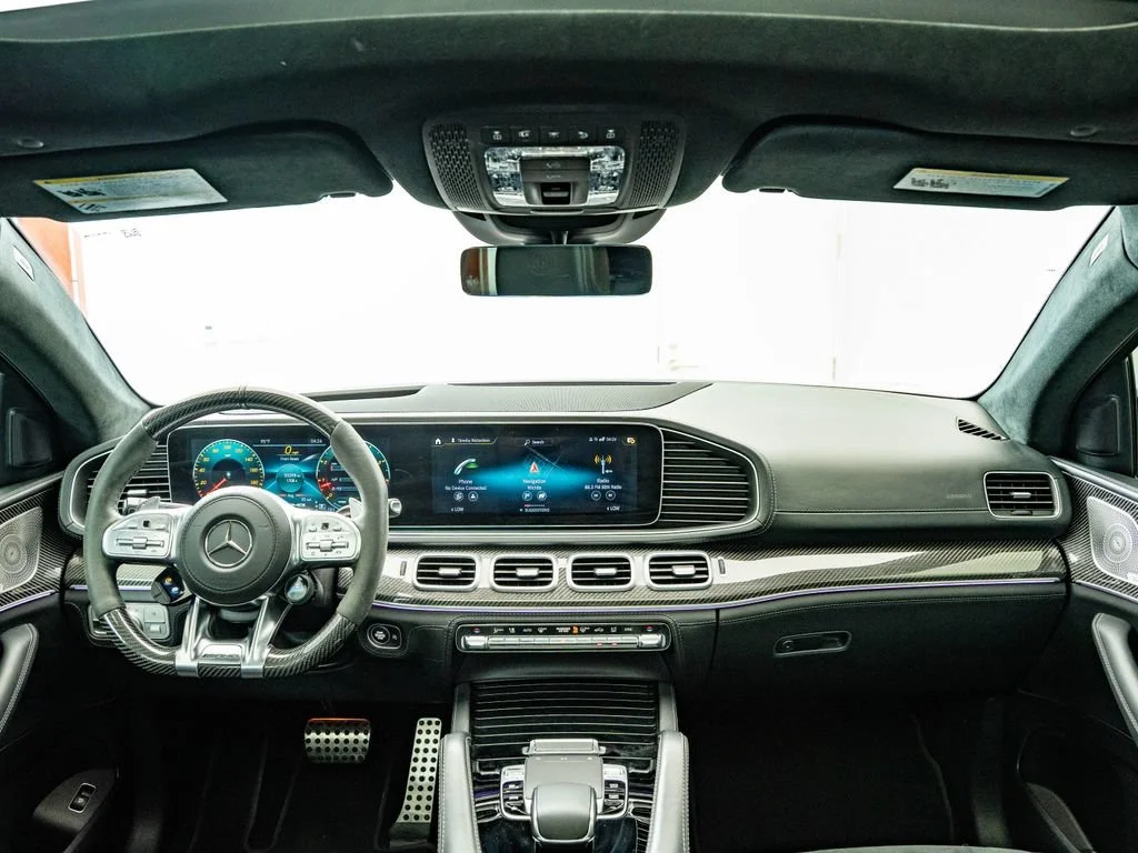 Used 2021 Designo Cardinal Red Metallic Mercedes-Benz GLE 63 S AMG® image 4