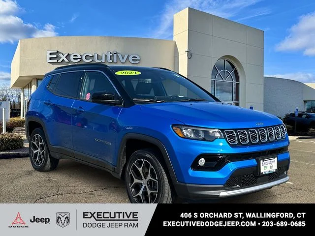 Used 2024 Blue Jeep Limited image 1
