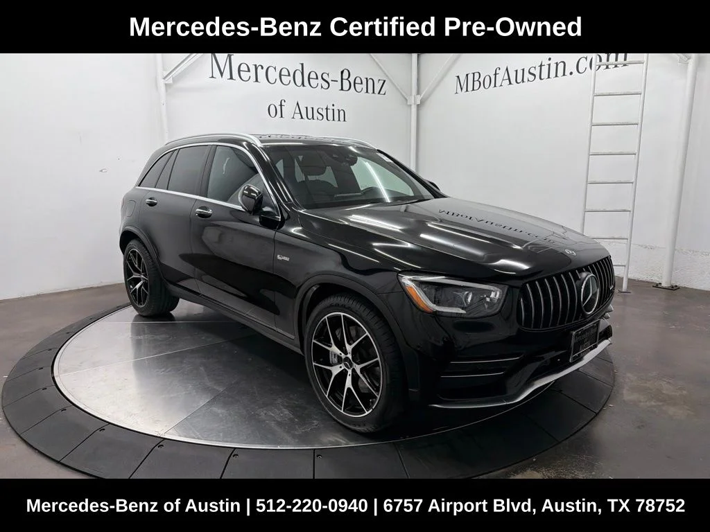 Certified Used 2022 Black Mercedes-Benz GLC 43 AMG® image 1