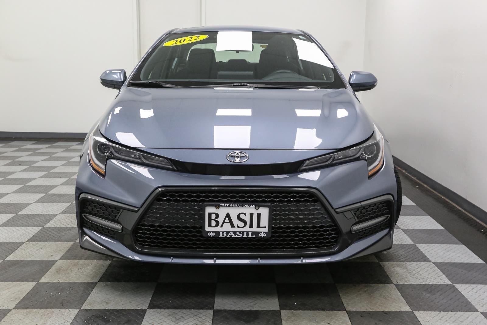 Used 2022 Celestite Gray Metallic Toyota SE image 3