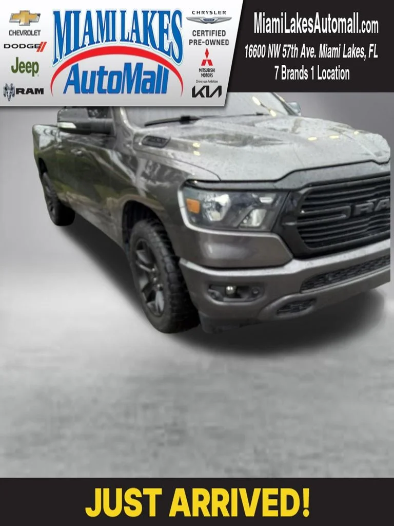Used 2021 Granite Crystal Metallic Clearcoat Ram Big Horn/Lone Star image 1