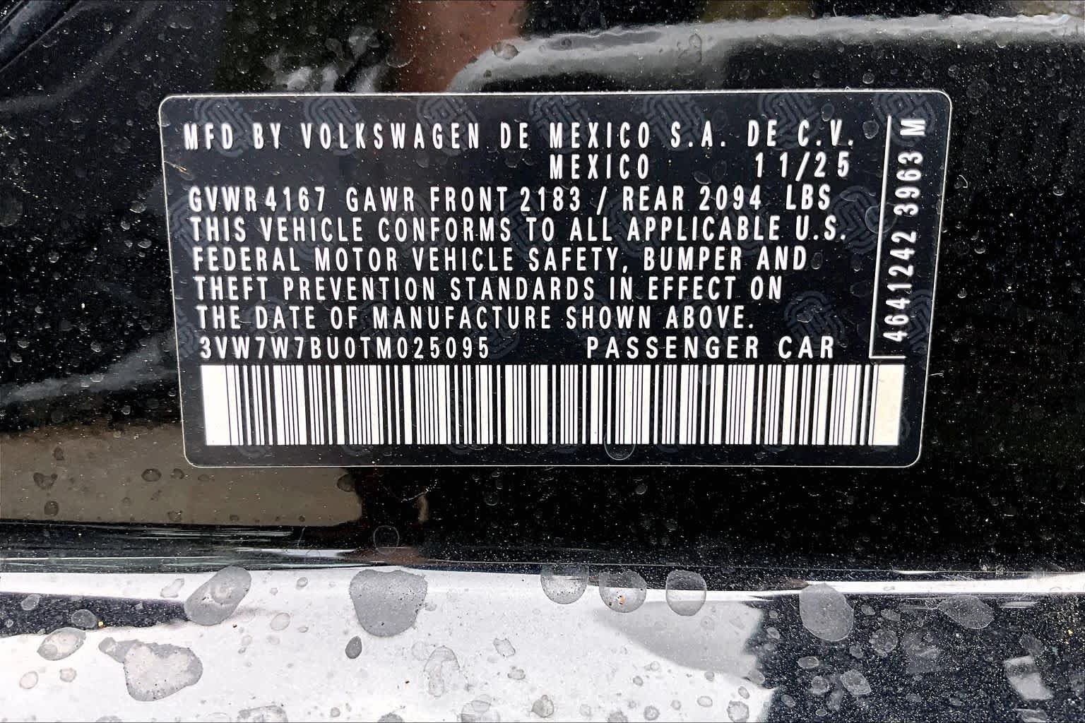 New 2026 Deep Black Pearl Volkswagen 1.5T SE image 18