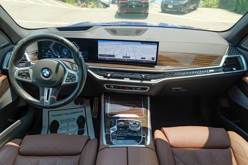 Used 2025 Marina Bay Blue Metallic BMW M60i image 42