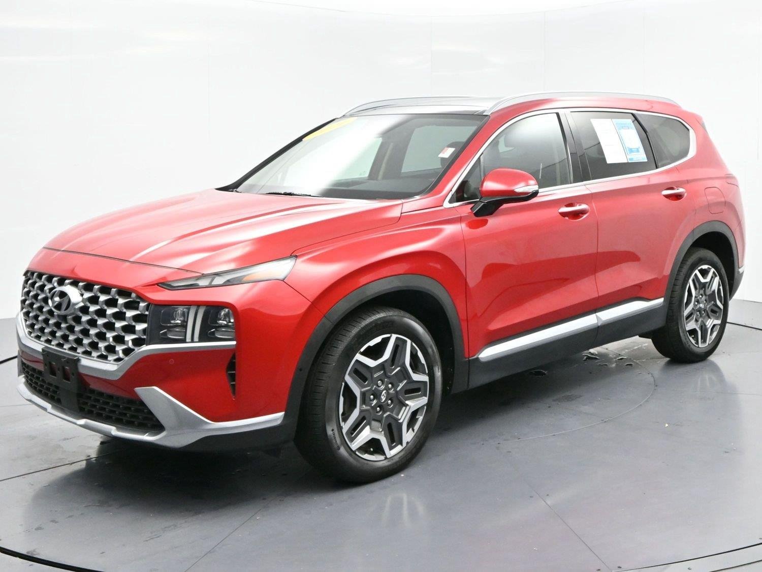 Used 2021 Calypso Red Hyundai Limited image 3