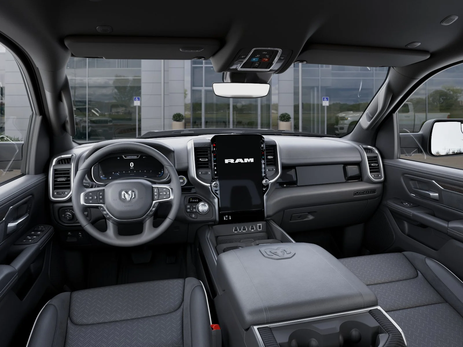 New 2026 Diamond Black Crystal Pearl-Coat Exterior Paint RAM Laramie image 40
