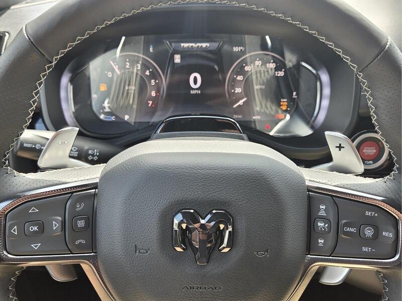 New 2026 Diamond Black Crystal Pearl-Coat Exterior Paint RAM RHO 4X4 CREW CAB 5