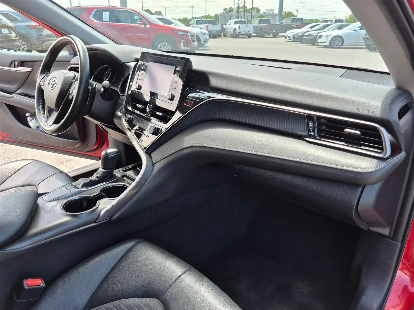 Used 2024 Supersonic Red Toyota SE image 36