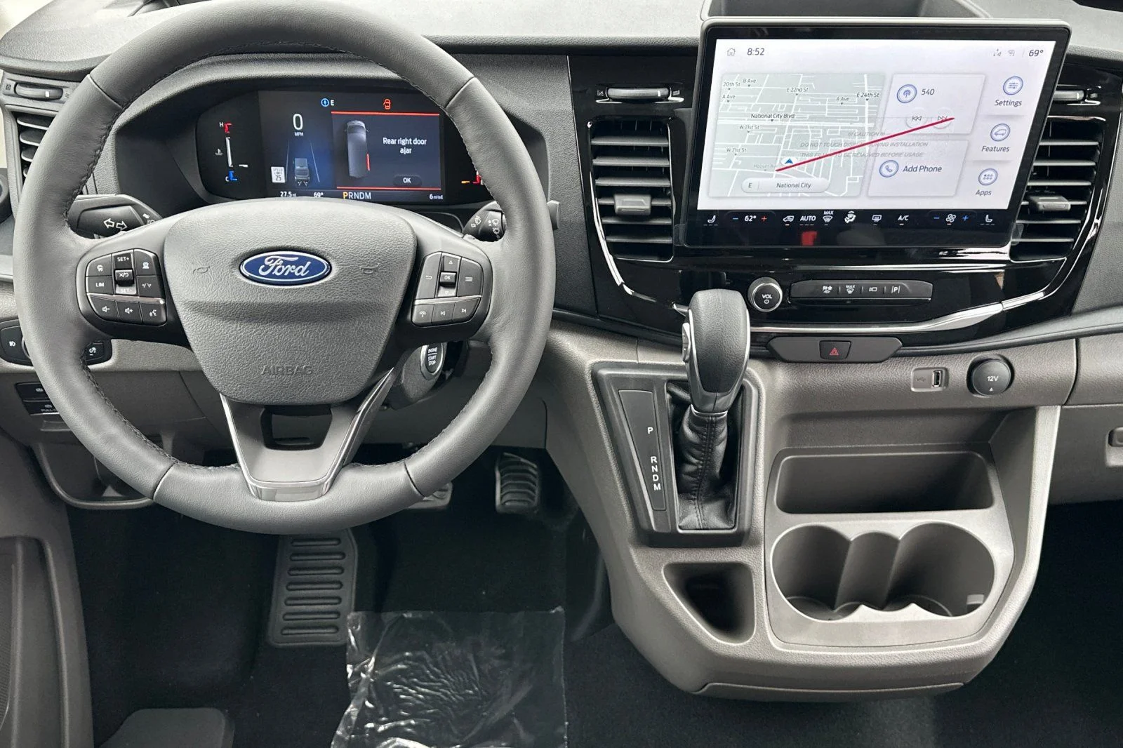 New 2026 Oxford White Ford Passenger Van XLT image 10