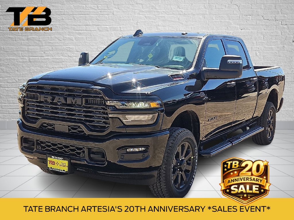 New 2027 Diamond Black Crystal Pearl-Coat Exterior Paint RAM Big Horn image 1