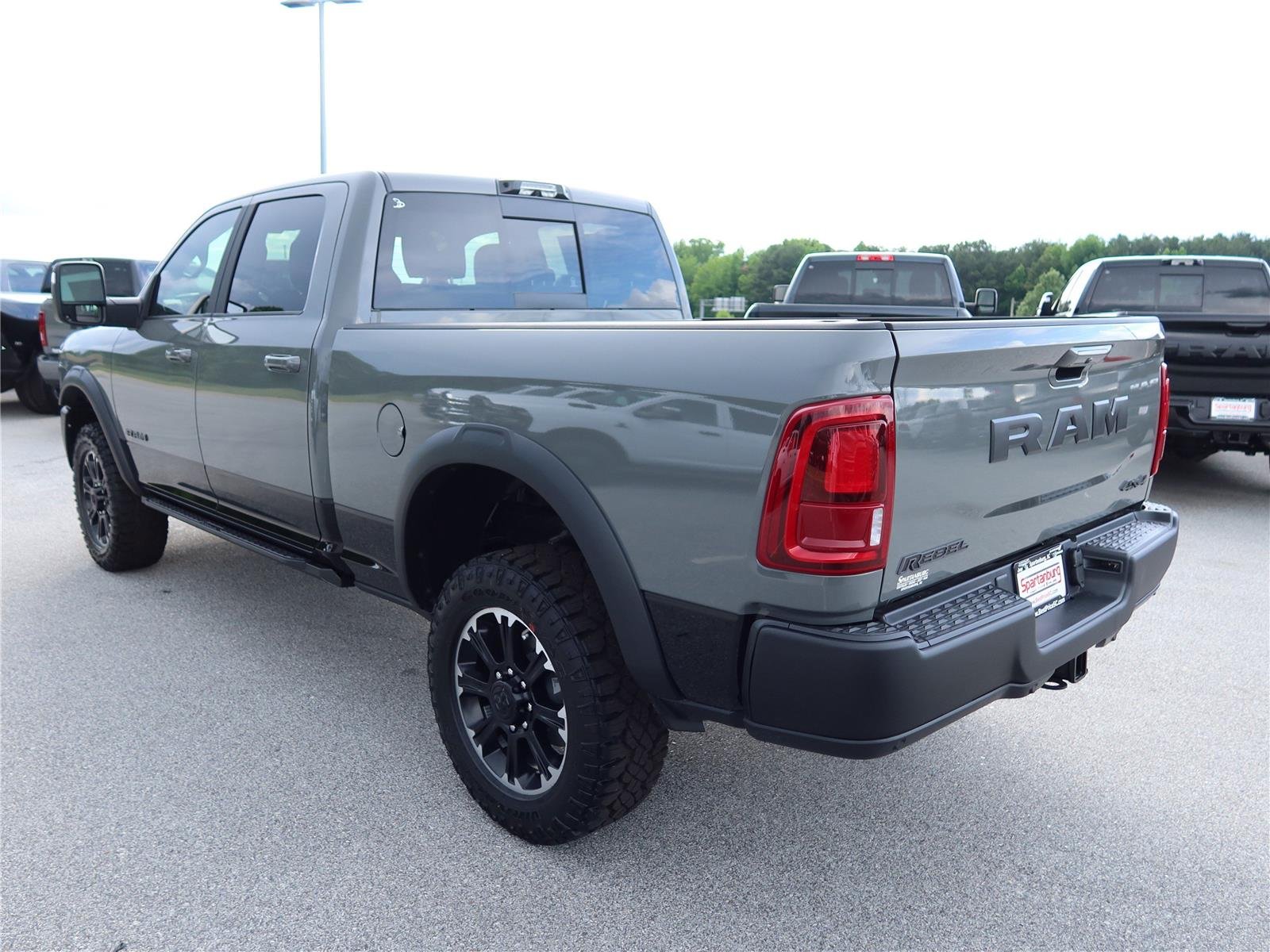 New 2026 Ceramic Gray Clear-Coat Exterior Paint RAM Rebel image 4