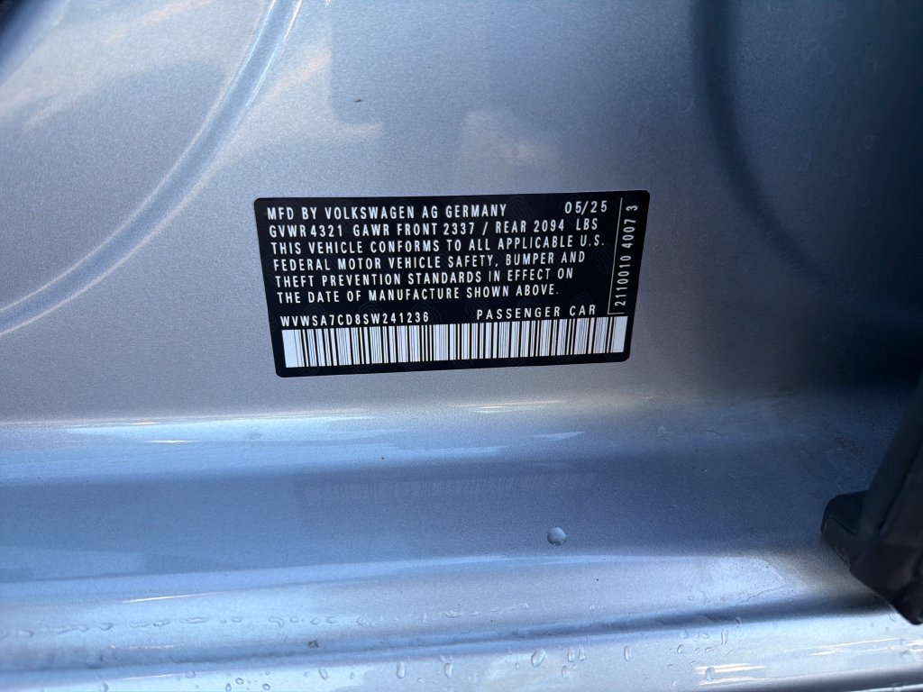 Used 2025 Silver Volkswagen 2.0T SE image 32