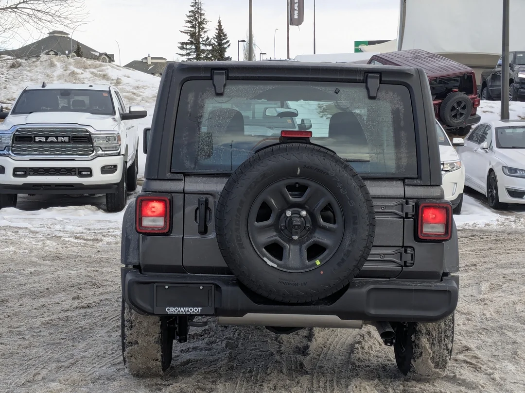 New 2026 Grey Jeep Sport - - 4x4 - 2.0L Turbo Engine - 12.3 Uconnect 5 Display - Black Freedom Hardtop & More! image 7