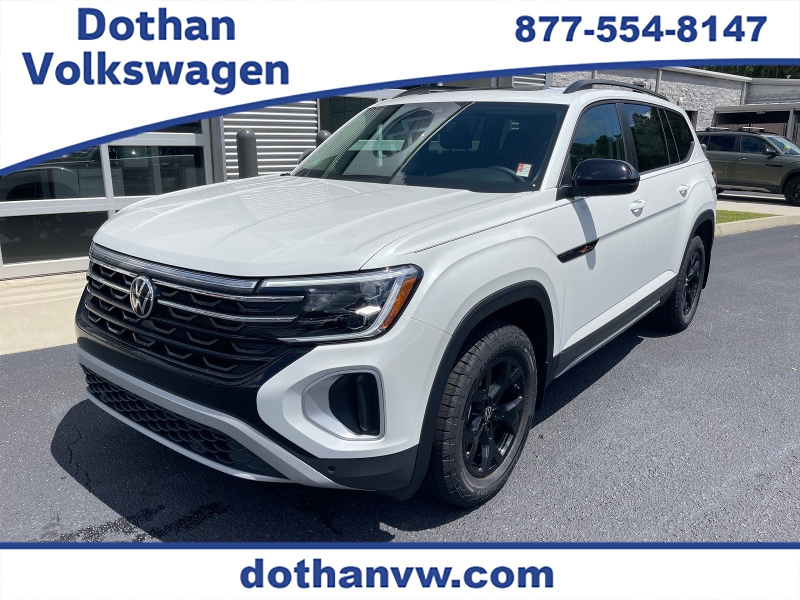 New 2026 Opal White Pearl Volkswagen Peak Edition 4Motion image 1