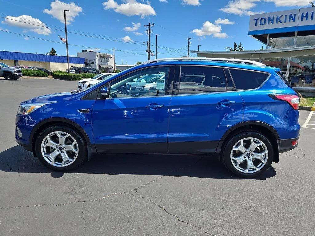 Used 2017 Lightning Blue Metallic Ford Titanium image 3