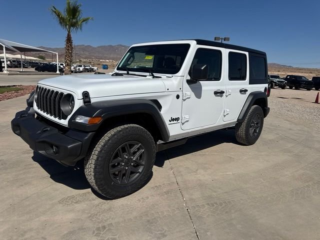 New 2026 Bright White Clear-Coat Exterior Paint Jeep Sport S image 1