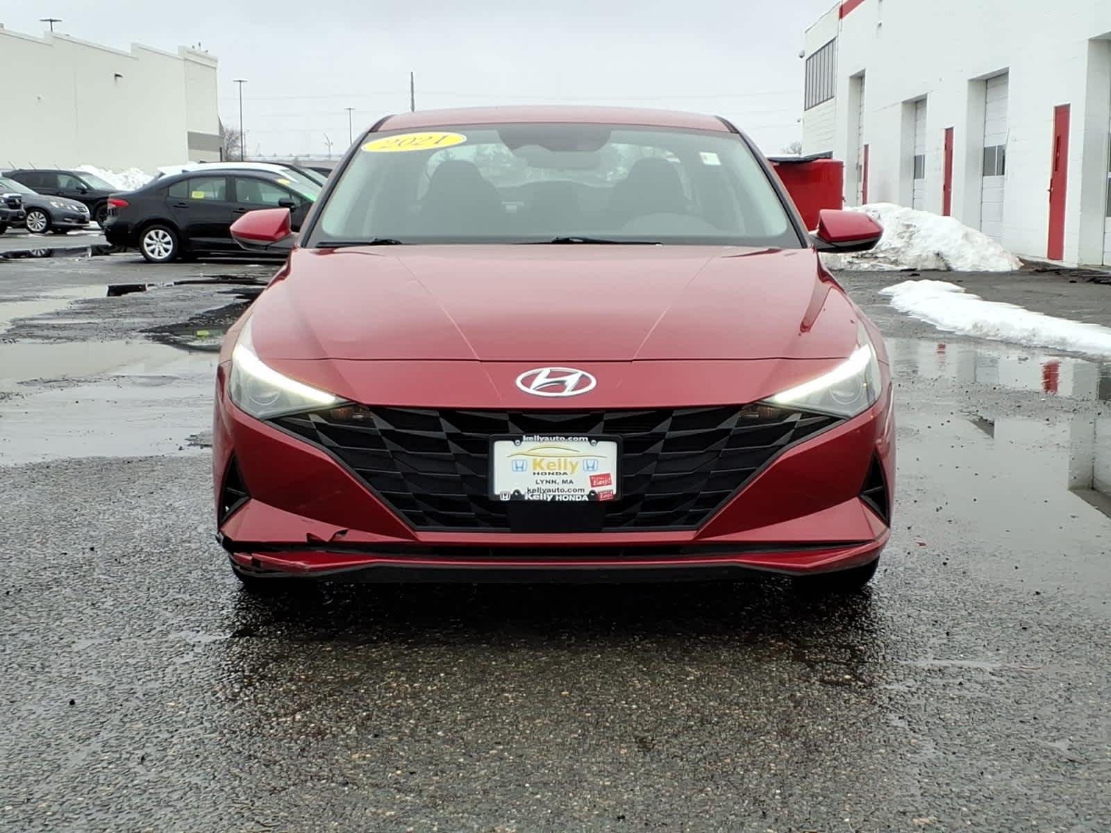 Used 2021 Hyundai Elantra SEL with VIN KMHLS4AG8MU105180 for sale in Lynn, MA