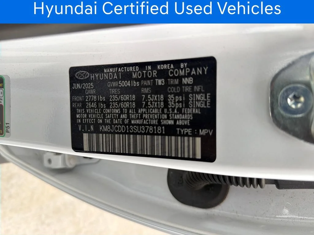 Certified Pre-Owned 2025 Hyundai Tucson Hybrid SEL Convenience