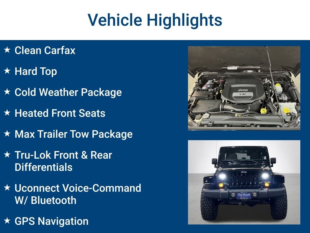 Used 2018 Black Jeep Unlimited Rubicon image 3