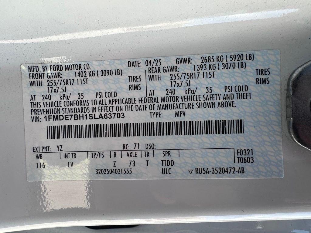Used 2025 Oxford White Ford Big Bend image 24