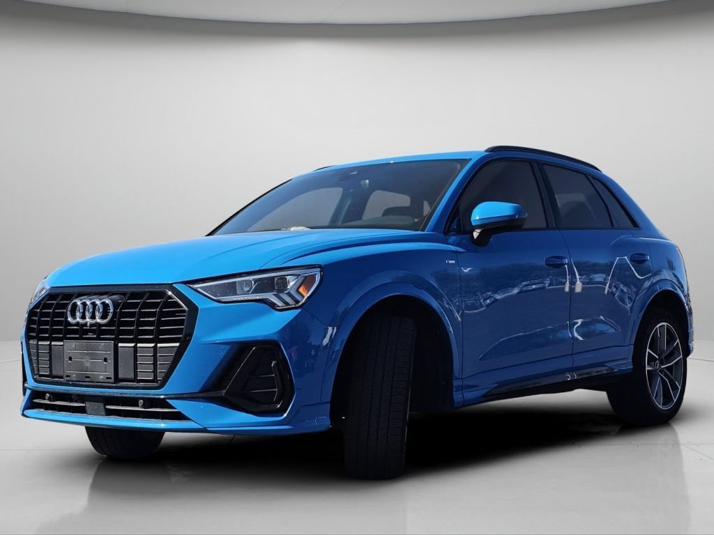 Used 2022 Blue Audi Premium Plus image 21