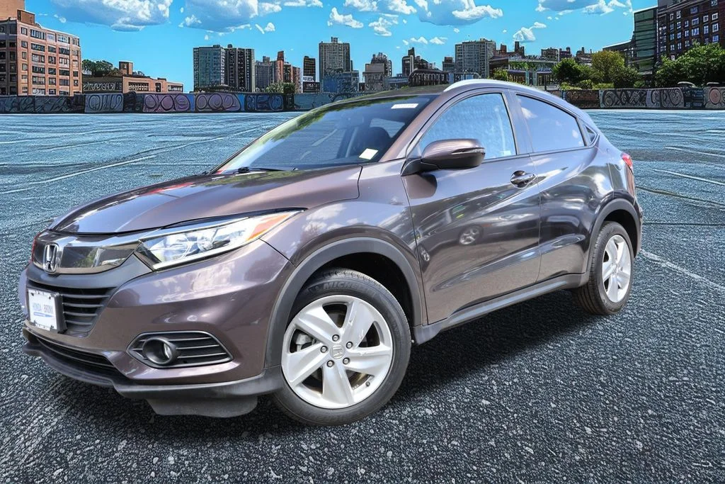 Certified Used 2019 Midnight Amethyst Metallic Honda EX image 1