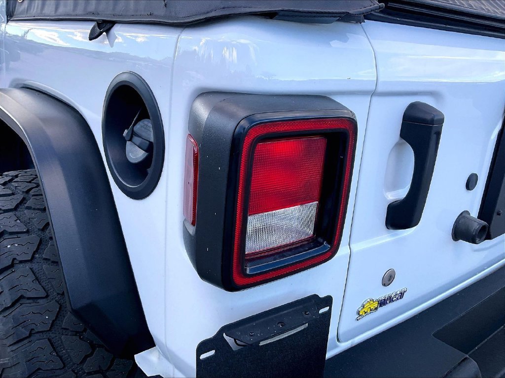 Used 2021 Bright White Clearcoat Jeep Unlimited Willys image 29