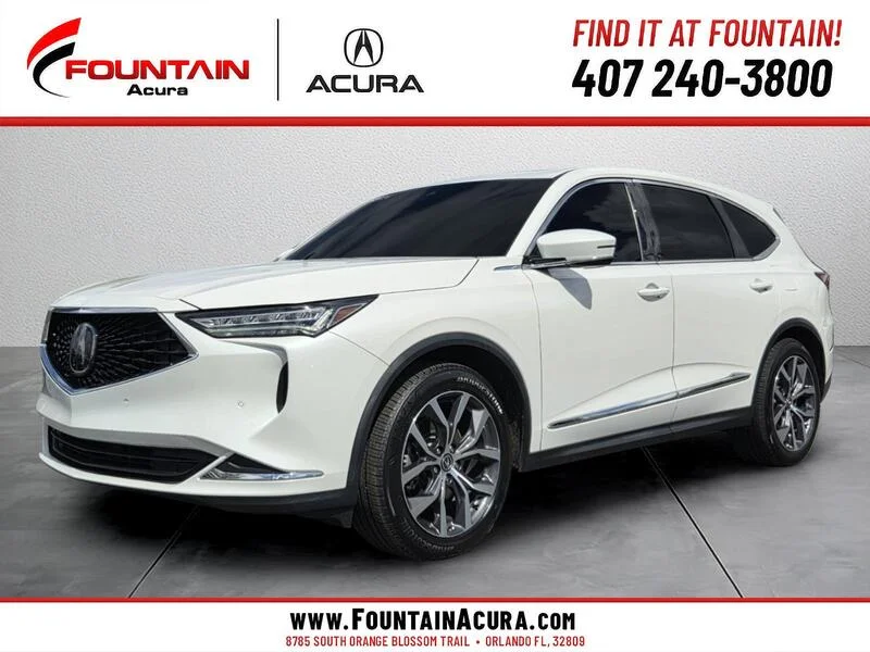 Used 2024 Platinum White Pearl Acura FWD W/TECHNOLOGY PACKAGE image 1