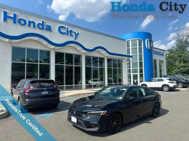 Certified Used 2023 Crystal Black Pearl Honda Sport image 1