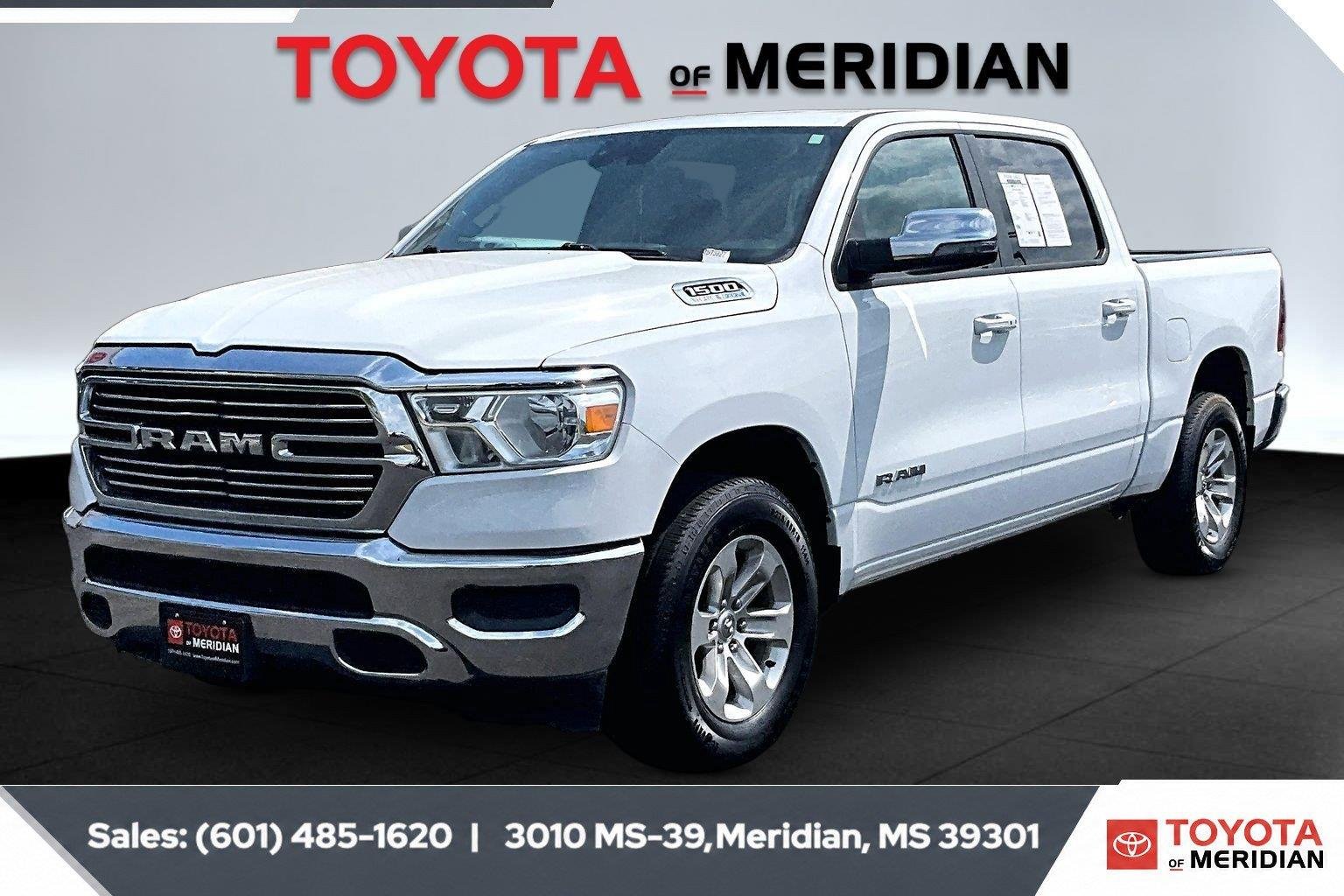 Used 2023 Bright White Clearcoat Ram Laramie image 10