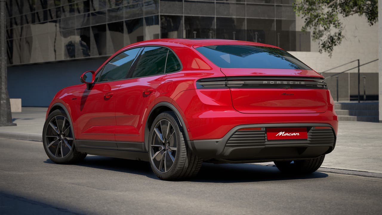 New 2027 Carmine Red Porsche Electric image 3