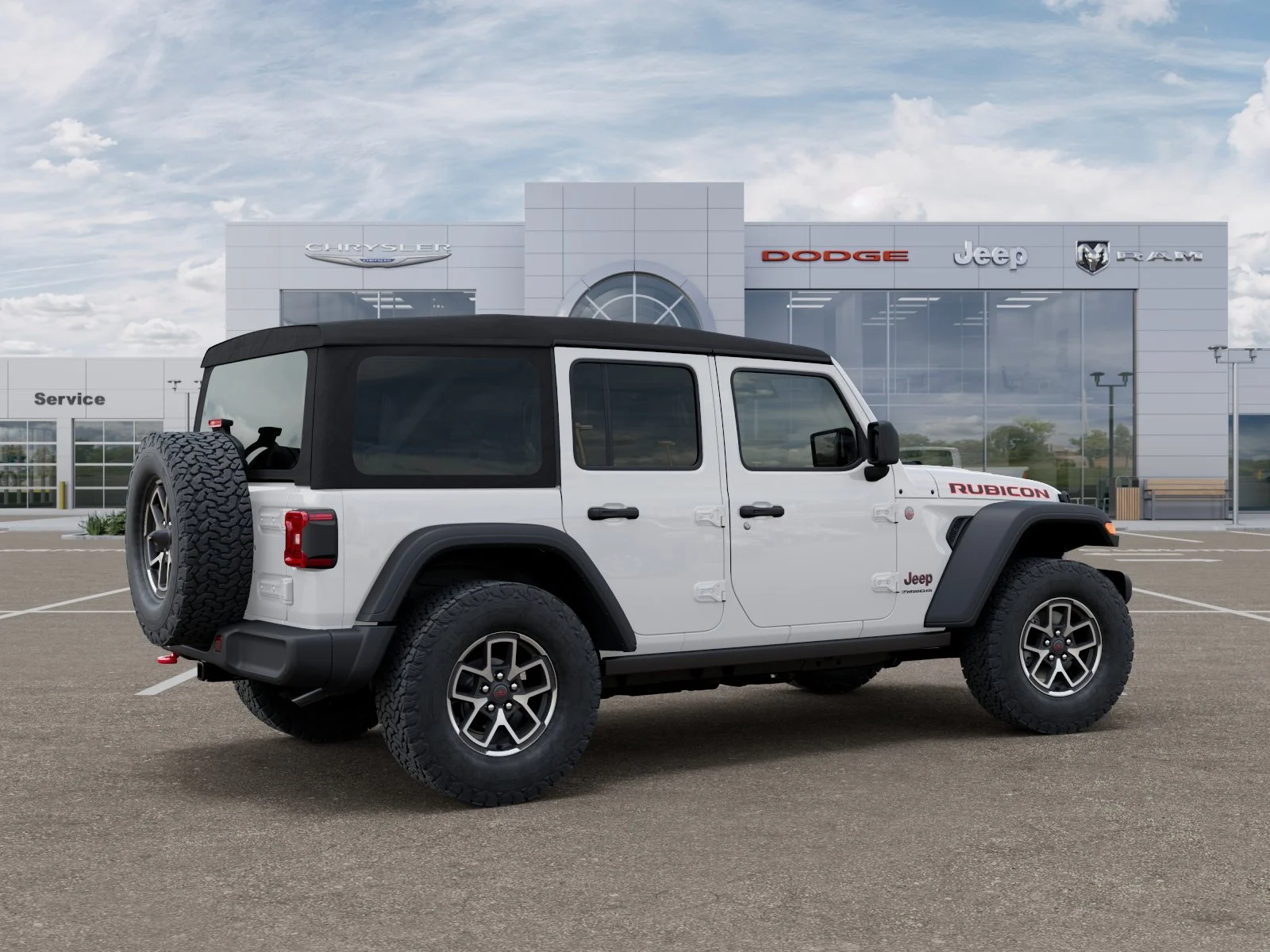 New 2026 Bright White Clearcoat Jeep Rubicon image 32