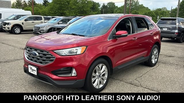 Used 2020 Rapid Red Metallic Tinted Clearcoat Ford Titanium image 3