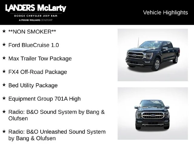 Used 2023 Black Ford Platinum image 5