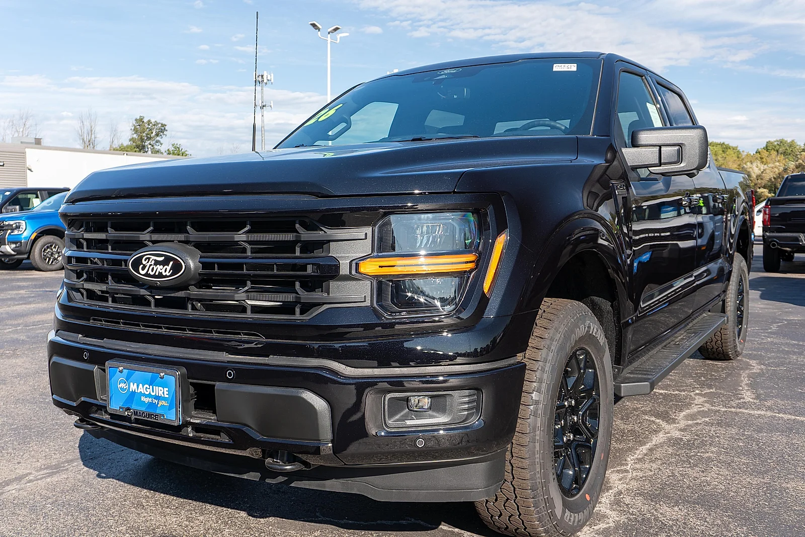 New 2026 Agate Black Metallic Ford XLT image 2