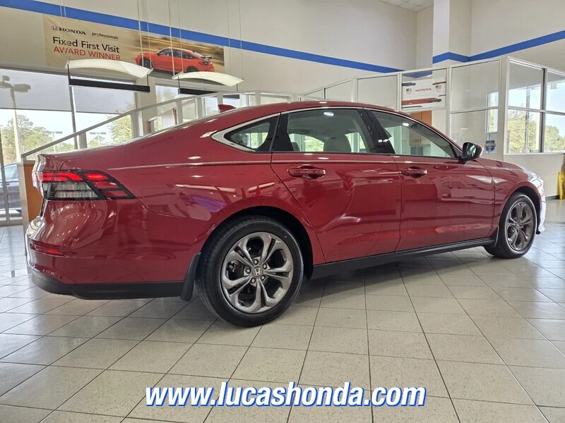 Used 2024 Red Honda EX CVT image 4