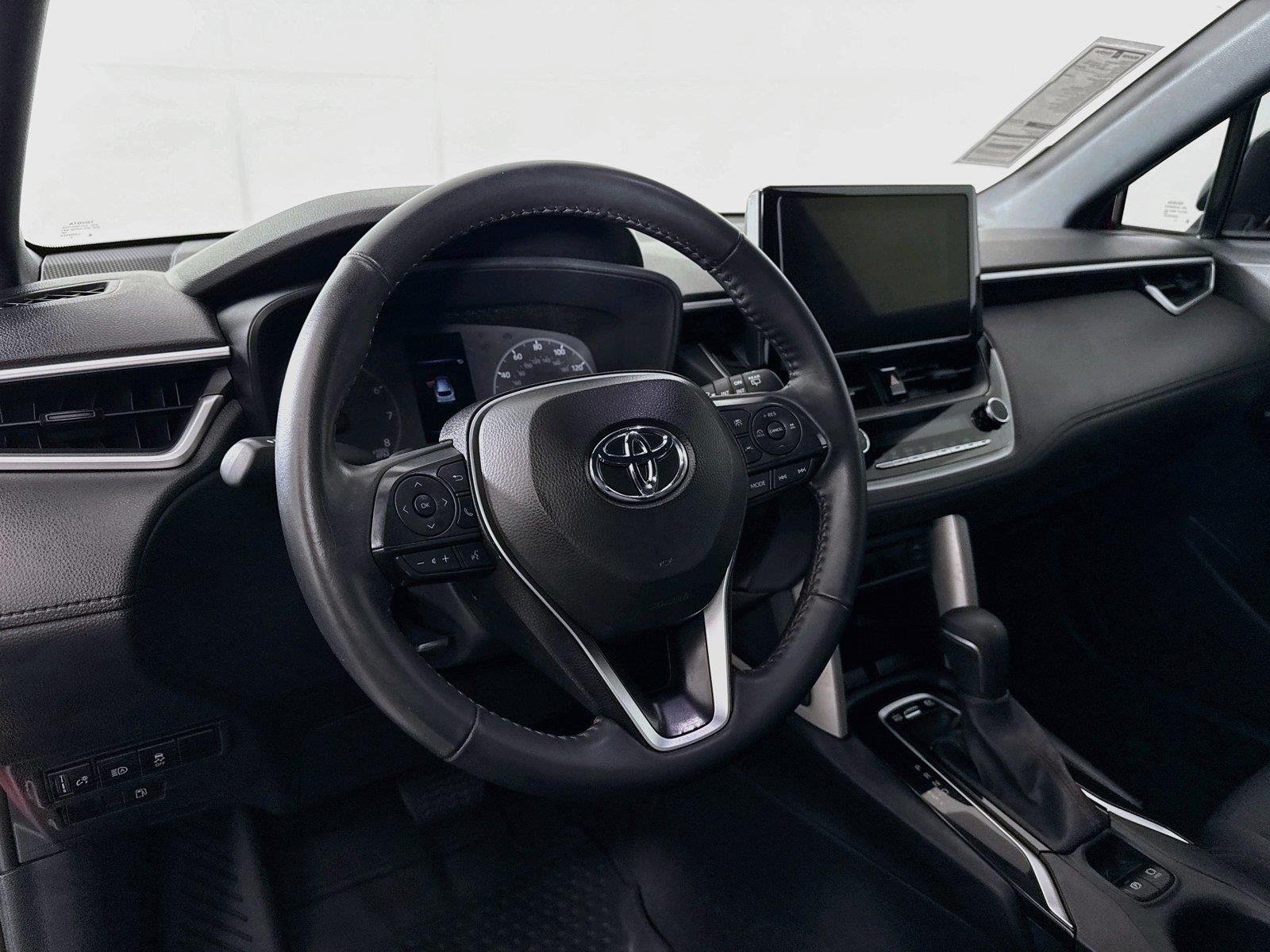 Certified Used 2024 Barcelona Red Metallic/Jet Black Toyota Hybrid Nightshade Edition image 4