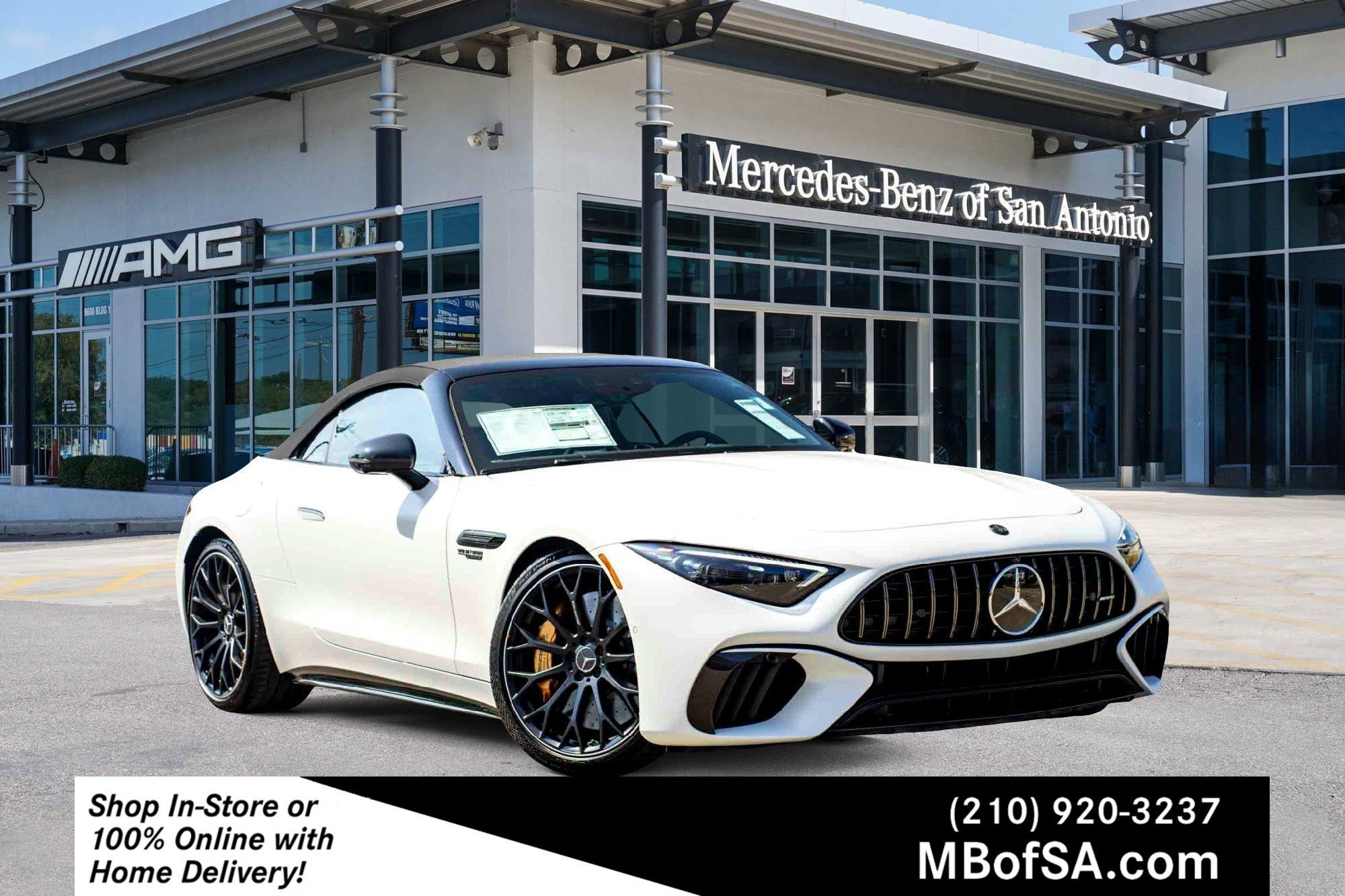 New 2026 MANUFAKTUR Moonlight White Magno Mercedes-Benz AMG® SL 63 S E Performance Roadster image 22