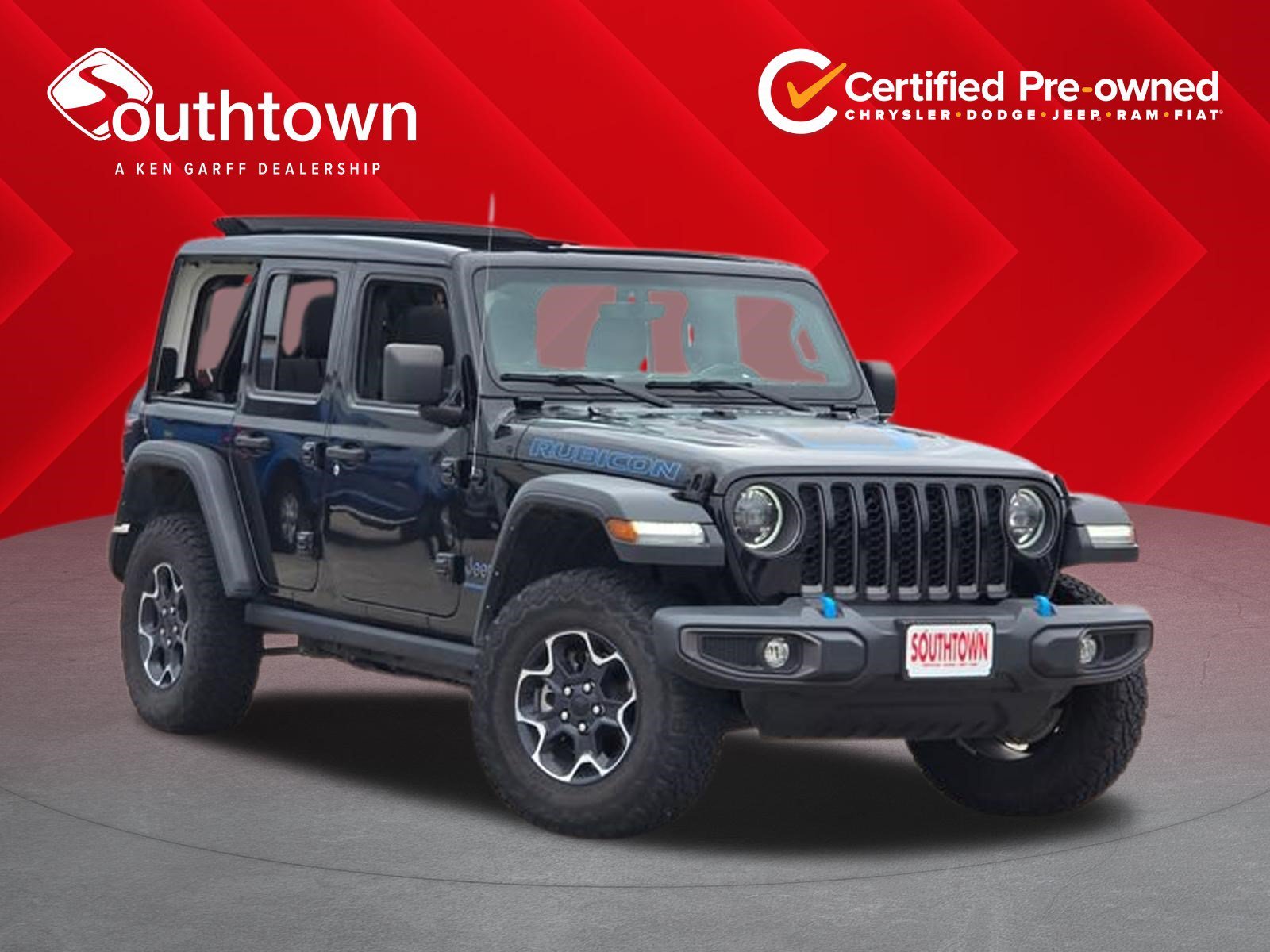 Certified Used 2023 Black Clearcoat Jeep Rubicon image 1