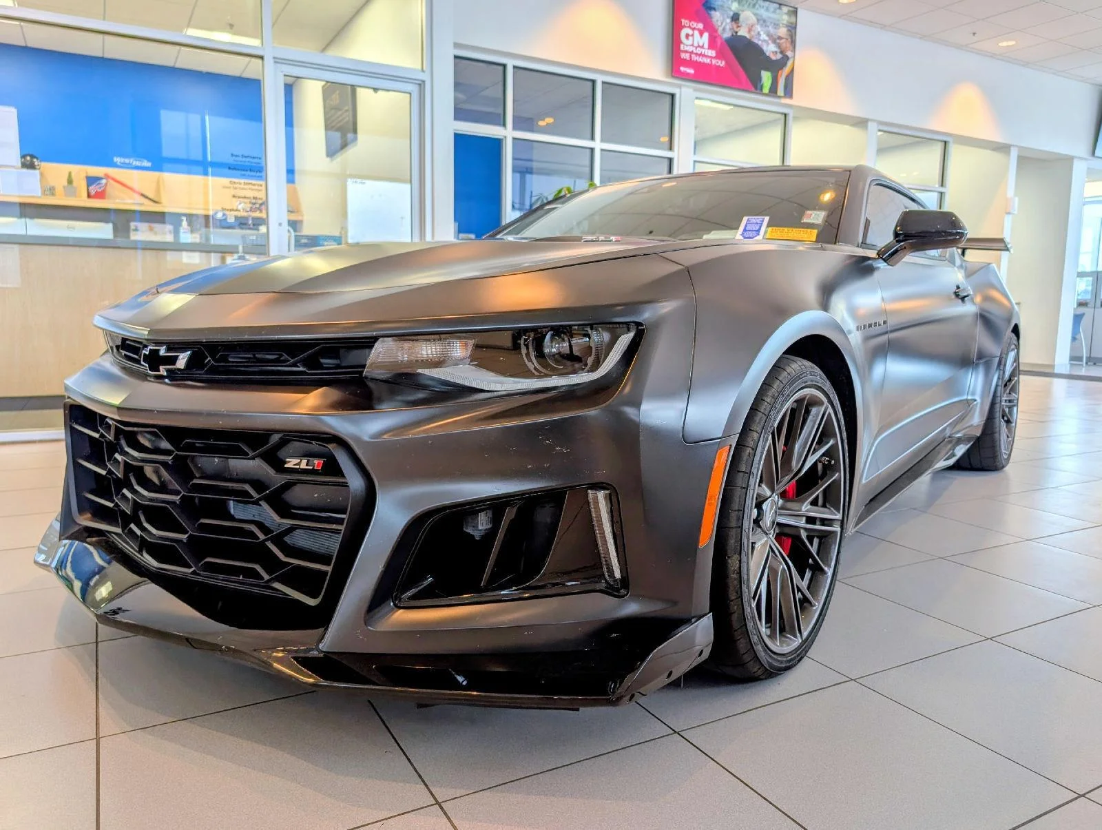 Used 2024 Panther Black Matte Chevrolet ZL1 image 5