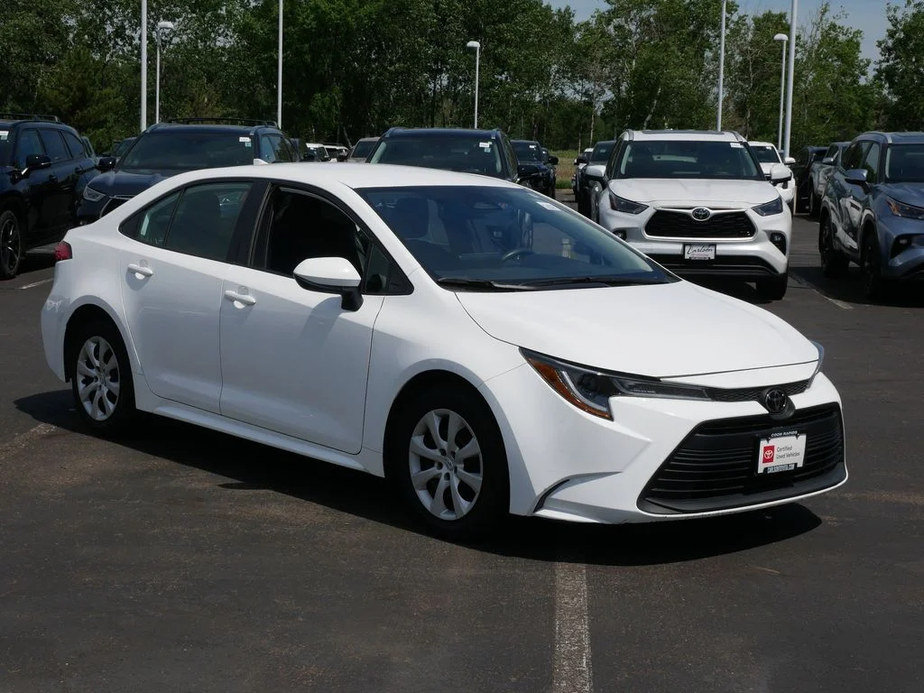 Certified 2024 Toyota Corolla LE with VIN 5YFB4MDEXRP112690 for sale in Minneapolis, Minnesota