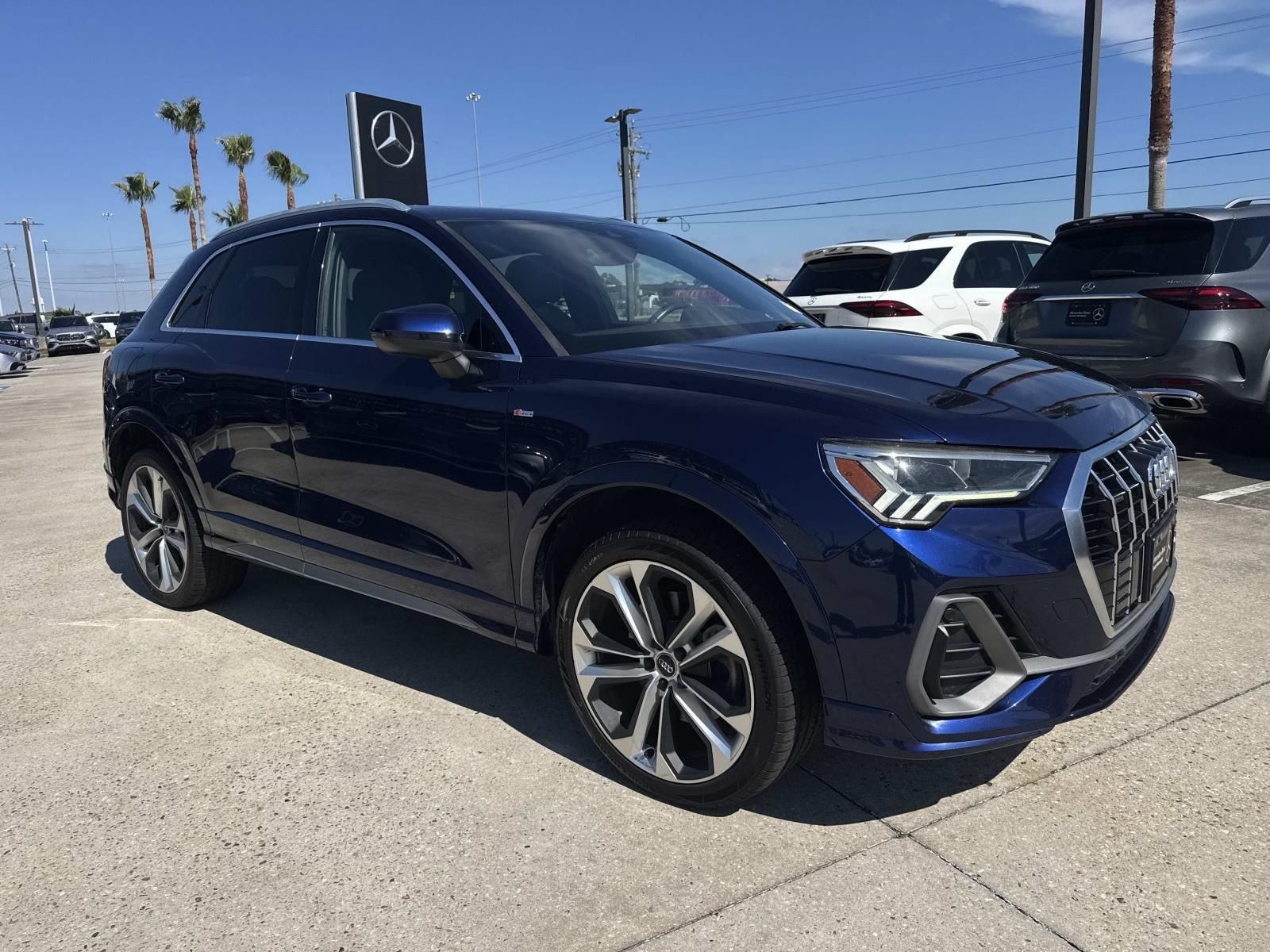 Used 2021 Blue Audi Premium Plus image 3