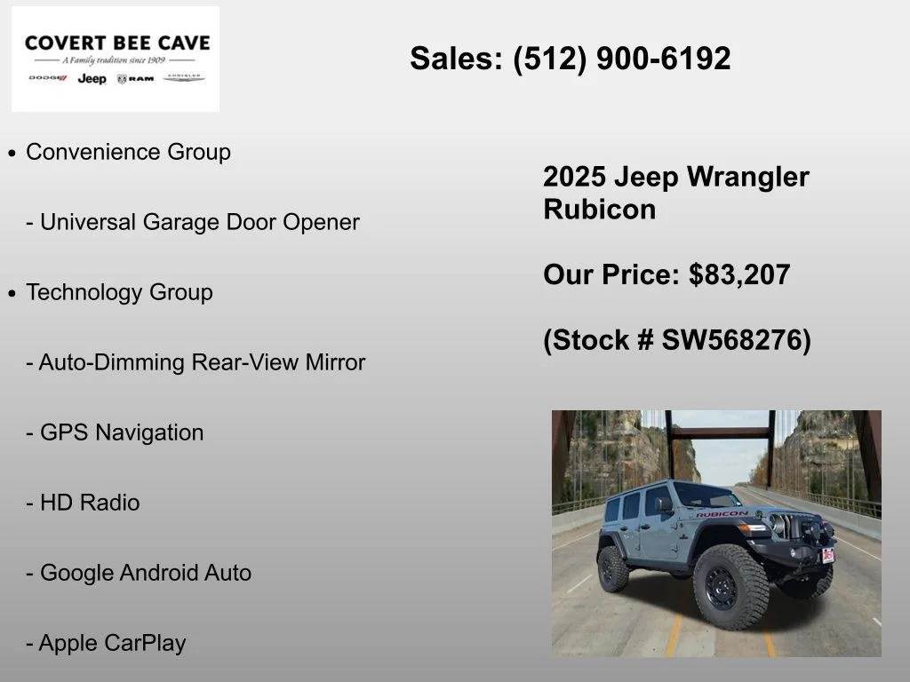 2025 Jeep Wrangler 4-Door Rubicon - Photo 12
