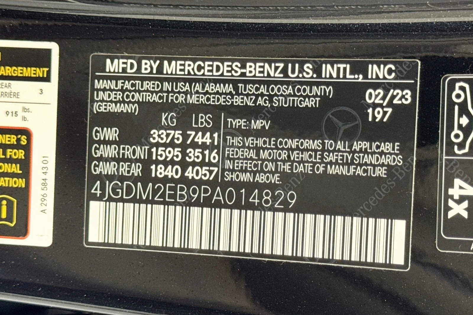 Used 2023 Obsidian Black Metallic Mercedes-Benz EQS 450 image 30